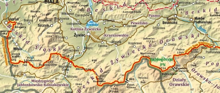 Główny Szlak Beskidzki przez Soszów
